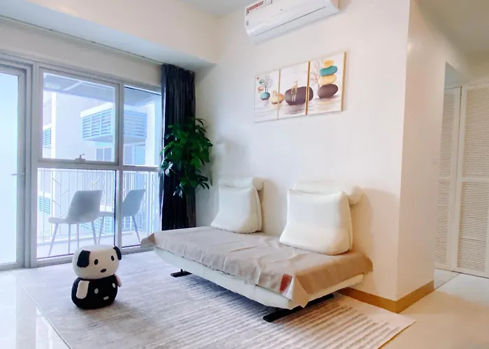 120sqm 3bedrooms With Balcony Facing Infinity Pool Bay Sunset, Near Airports, Okada, Solaire, Moa With Free Parking 아파트 마닐라