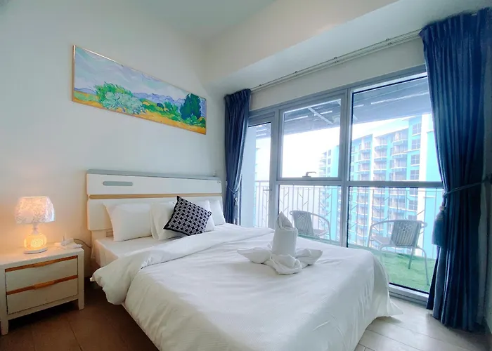120sqm 3bedrooms With Balcony Facing Infinity Pool Bay Sunset, Near Airports, Okada, Solaire, Moa With Free Parking * 마닐라