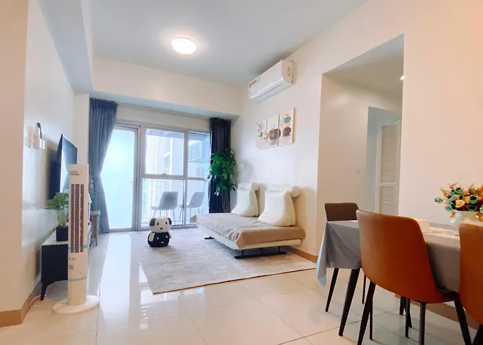 120sqm 3bedrooms With Balcony Facing Infinity Pool Bay Sunset, Near Airports, Okada, Solaire, Moa With Free Parking Apartment Manila
