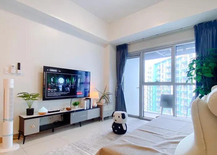 120sqm 3bedrooms With Balcony Facing Infinity Pool Bay Sunset, Near Airports, Okada, Solaire, Moa With Free Parking 아파트